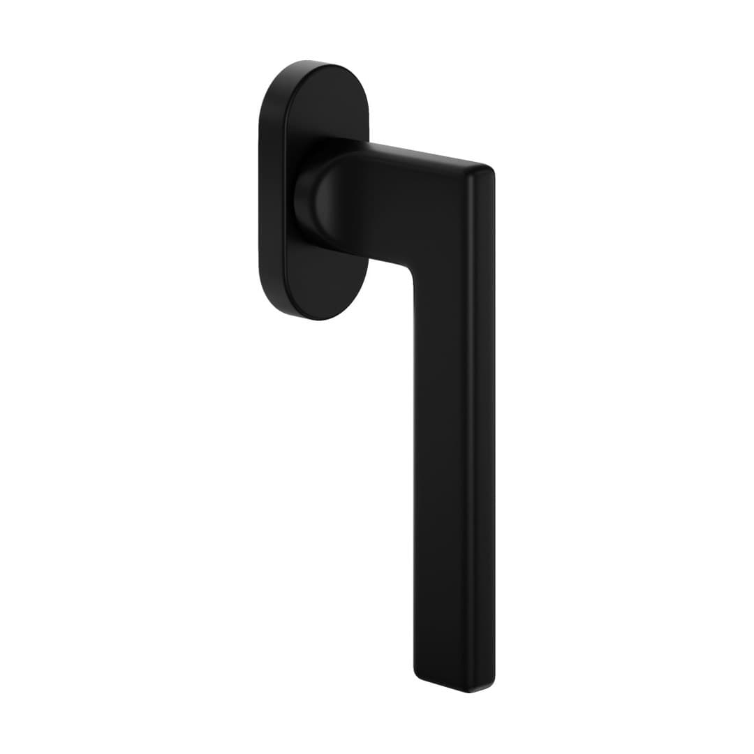 DnD Thelma – Πόμολο Παραθύρου – DK VIS Ovale – Black (82V-ONO)