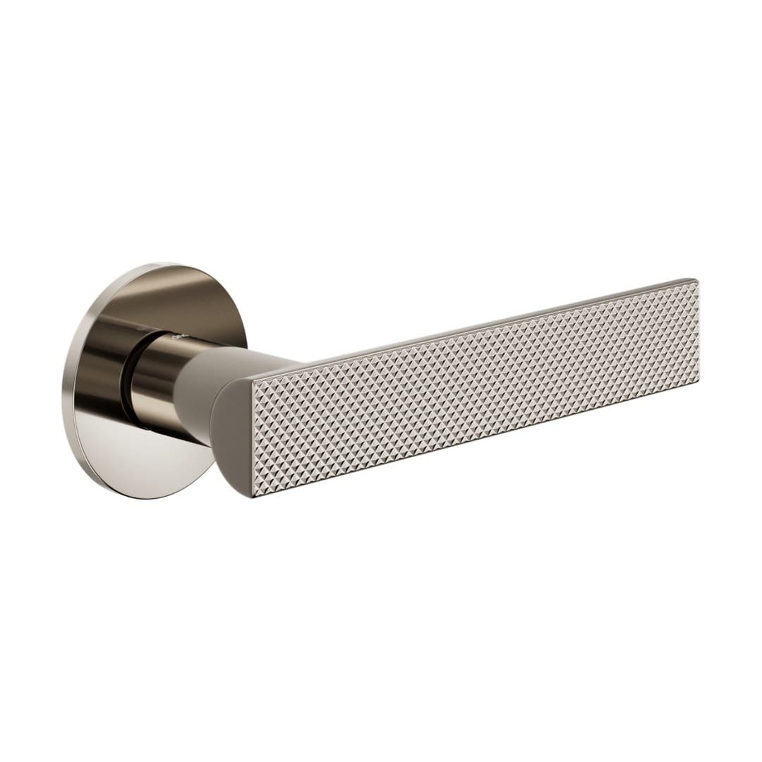 DnD Anik Brilliant – Πόμολο Πόρτας Ροζέτα – Fine Tonda – Bright nickel (AB40-PVN)