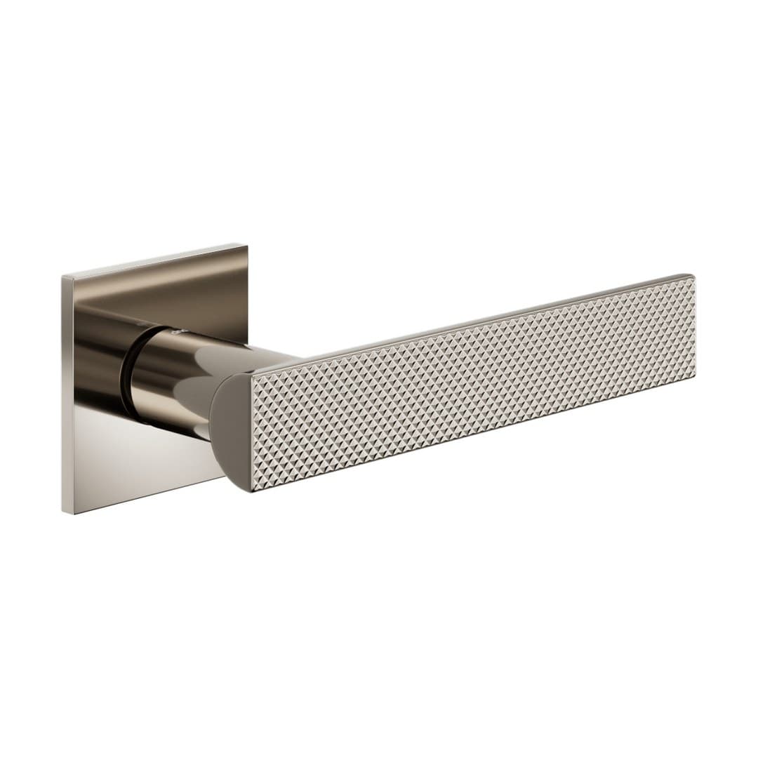 DnD Anik Brilliant 02 – Πόμολο Πόρτας Ροζέτα – Fine Quadra – Bright nickel (AB41-PVN)