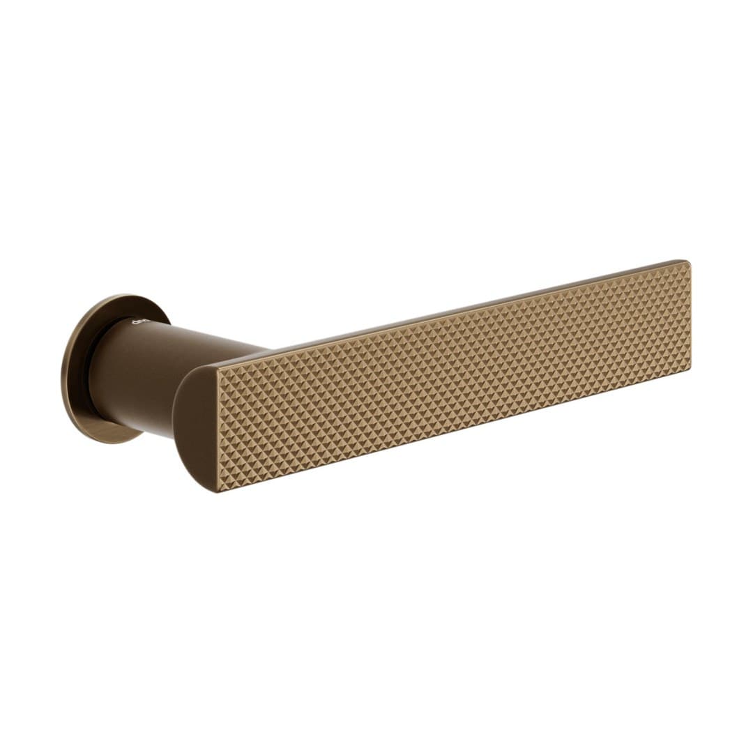 DnD Anik Brilliant – Πόμολο Πόρτας Ροζέτα – Unico Tonda – Matt sandblasted bronze (AB80-BSO)