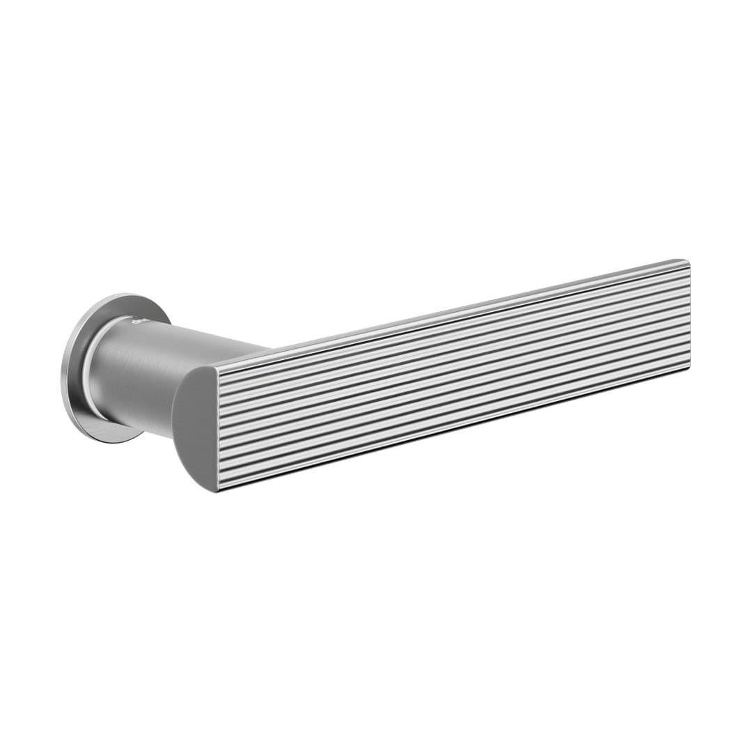 DnD Anik Line – Πόμολο Πόρτας Ροζέτα – Unico Tonda – Satin chrome (AE80-OCS)