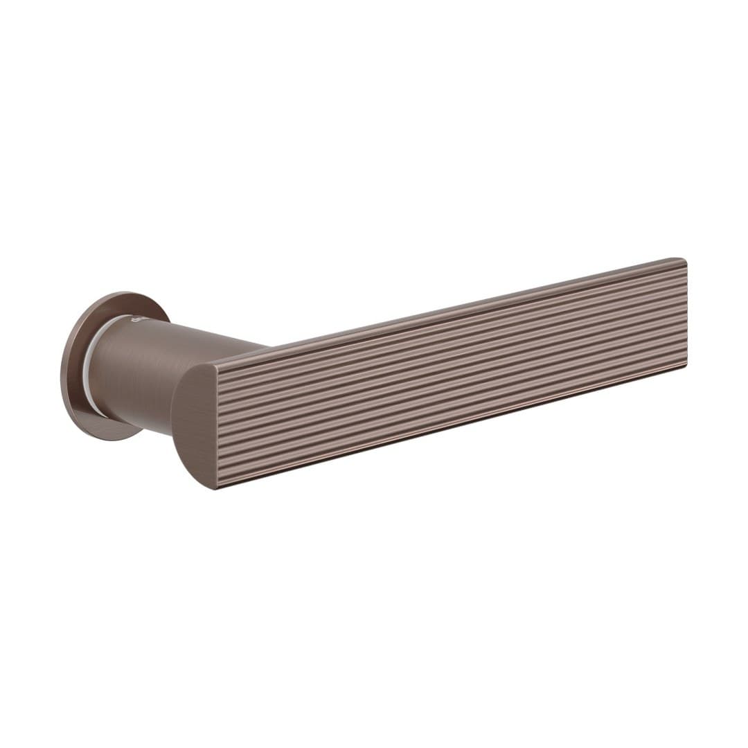 DnD Anik Line – Πόμολο Πόρτας Ροζέτα – Unico Tonda – Satin bronze (AE80-PVD-SB)