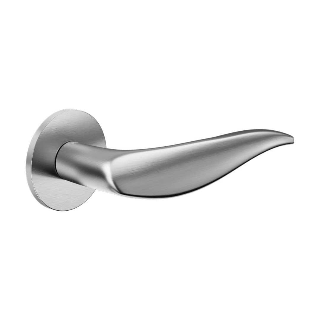 DnD Art – Πόμολο Πόρτας Ροζέτα – Fine Tonda – Satin chrome (AR40-OCS)