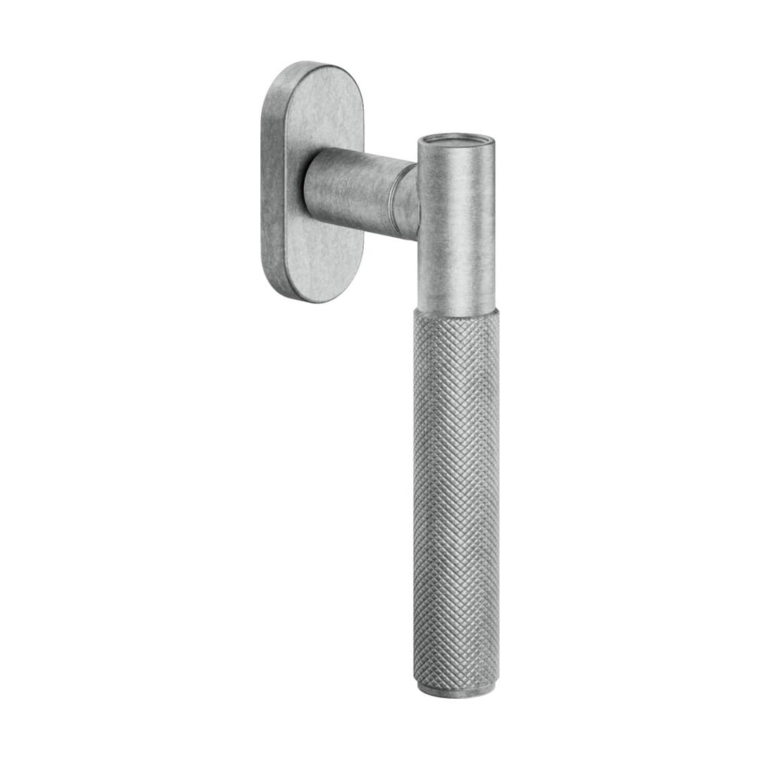 DnD Blend Ag – Πόμολο Παραθύρου – DK VIS Ovale – Natural aluminium (BG22V-ANT)