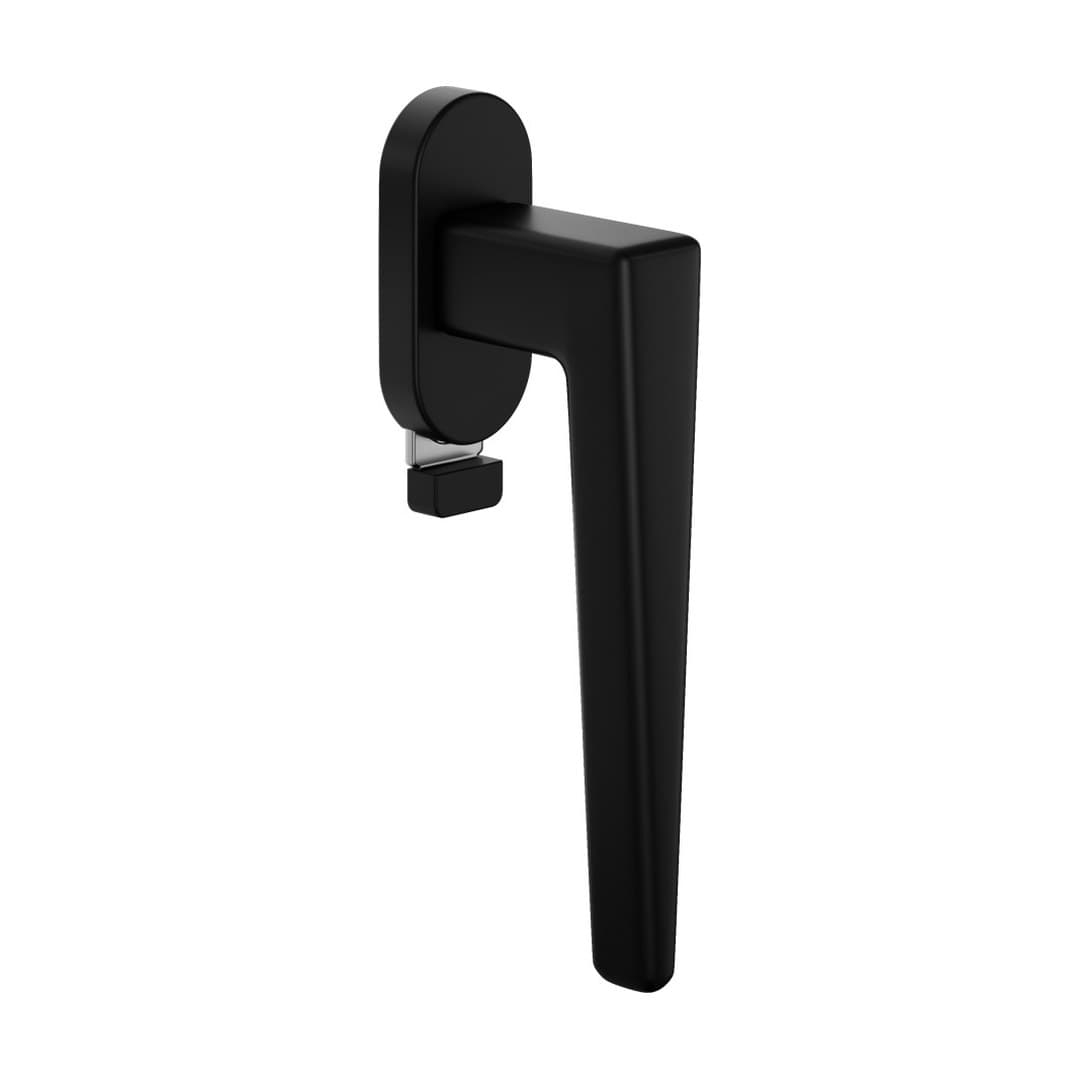DnD Cloe – Πόμολο Παραθύρου – DK VIS TS Ovale – Black (CL22TS-ONO)