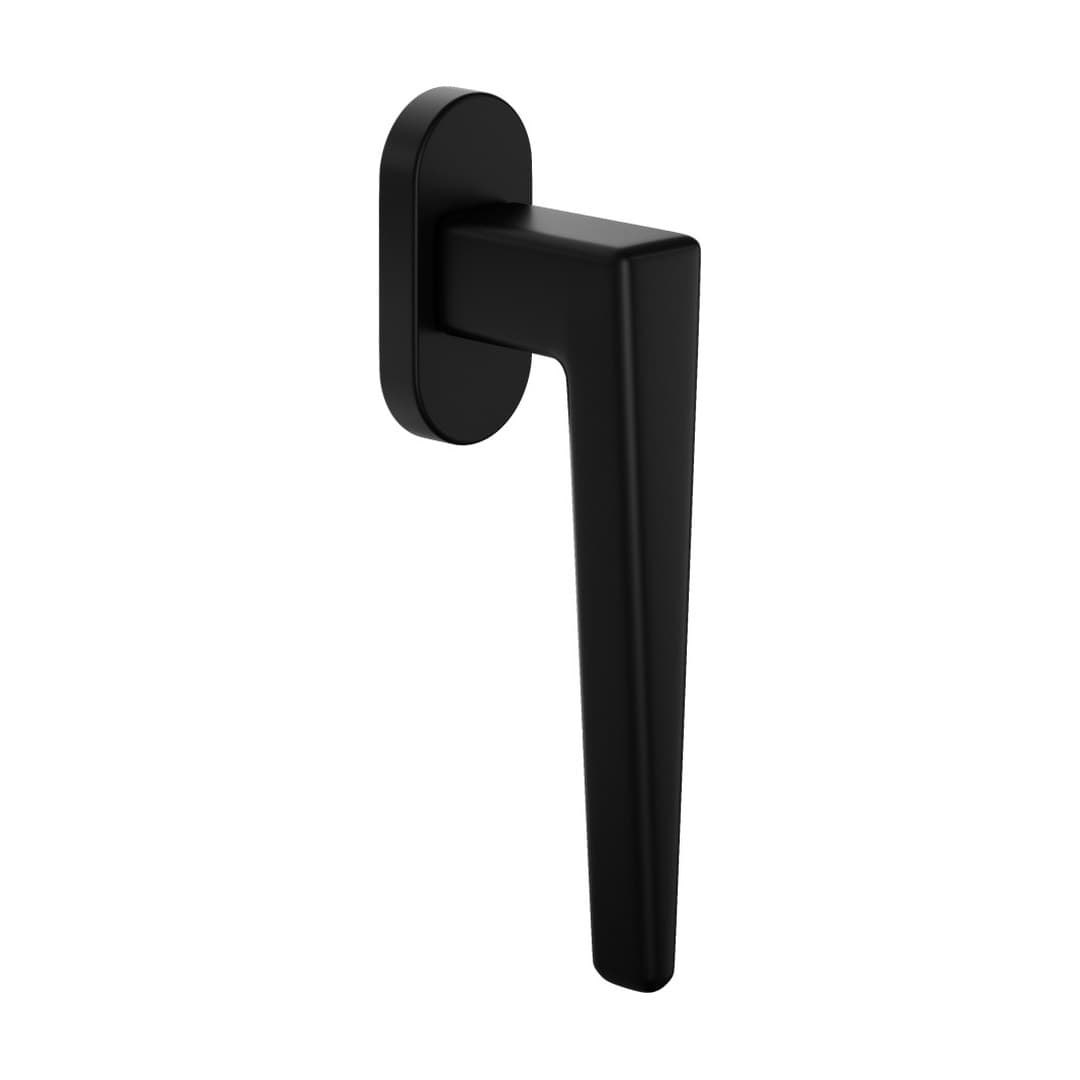 DnD Cloe – Πόμολο Παραθύρου – DK VIS Ovale – Black (CL22V-ONO)