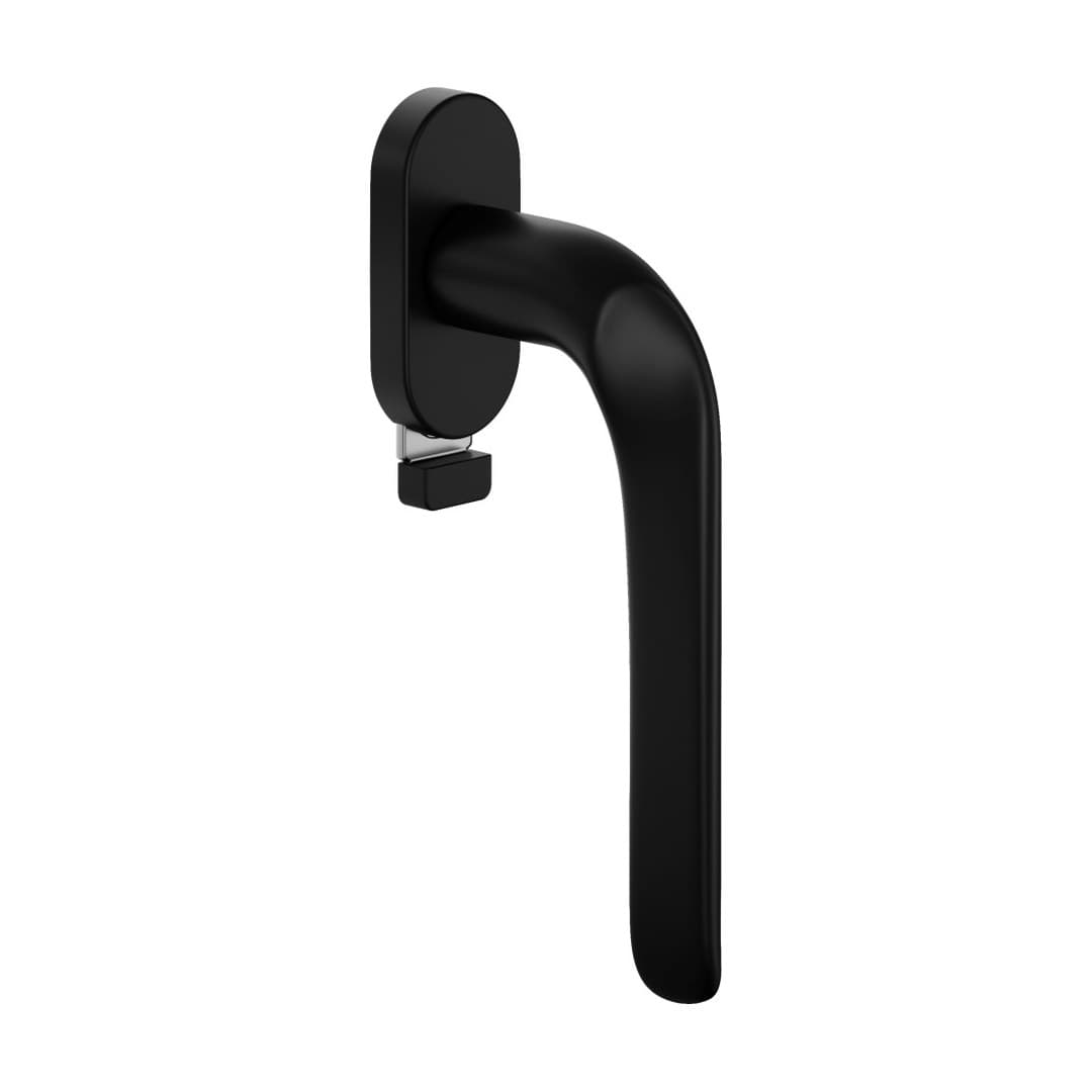 DnD Chop – Πόμολο Παραθύρου – DK VIS TS Ovale – Black (CP22TS-ZNE)