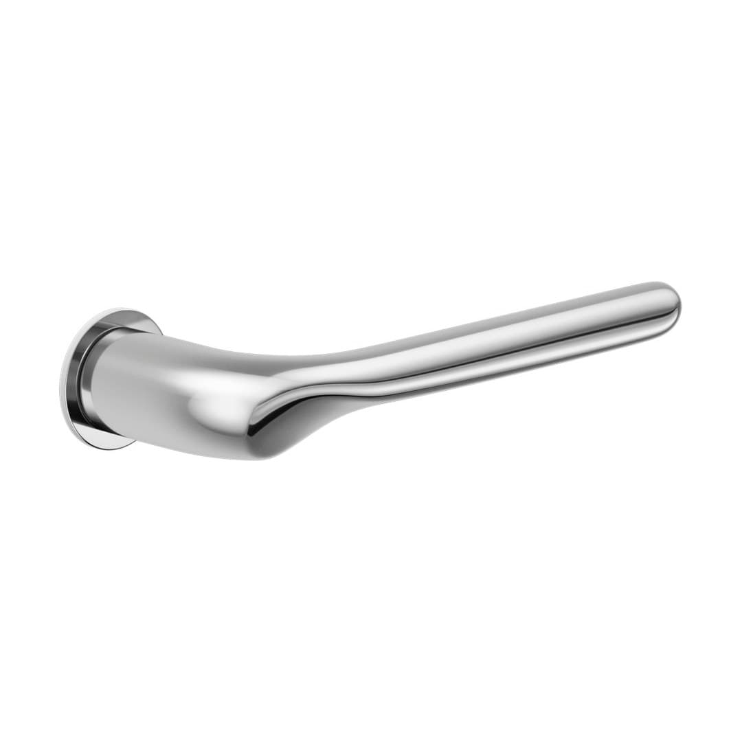 DnD Chop – Πόμολο Πόρτας Ροζέτα – Unico Tonda – Polished chrome (CP80-ZC)