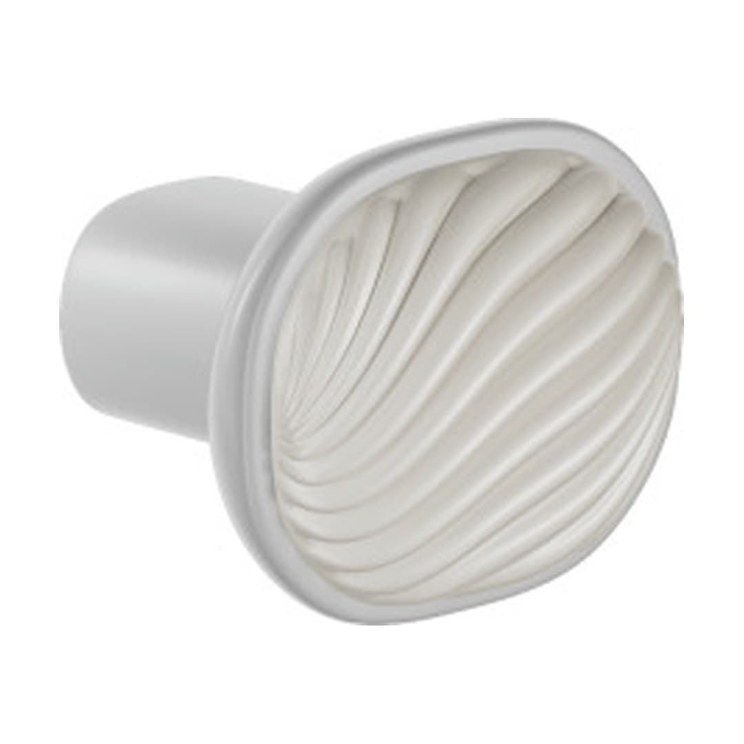 DnD Dune – Πομολάκι Επίπλου – White + sand-white glossy porcelain (DN70-OBN+PSB)