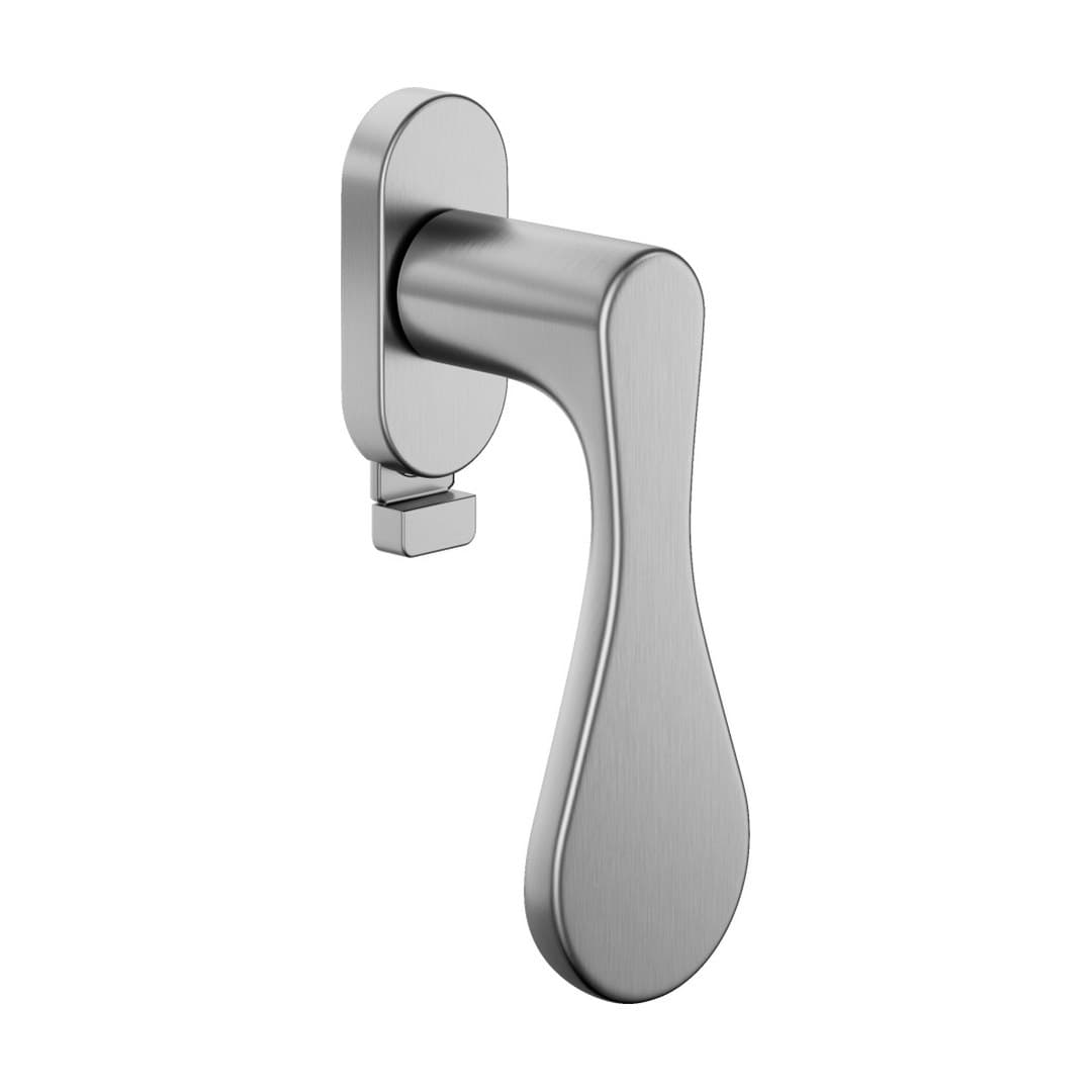 DnD Drop – Πόμολο Παραθύρου – DK VIS TS Ovale – Satin chrome (DP22TS-OCS)