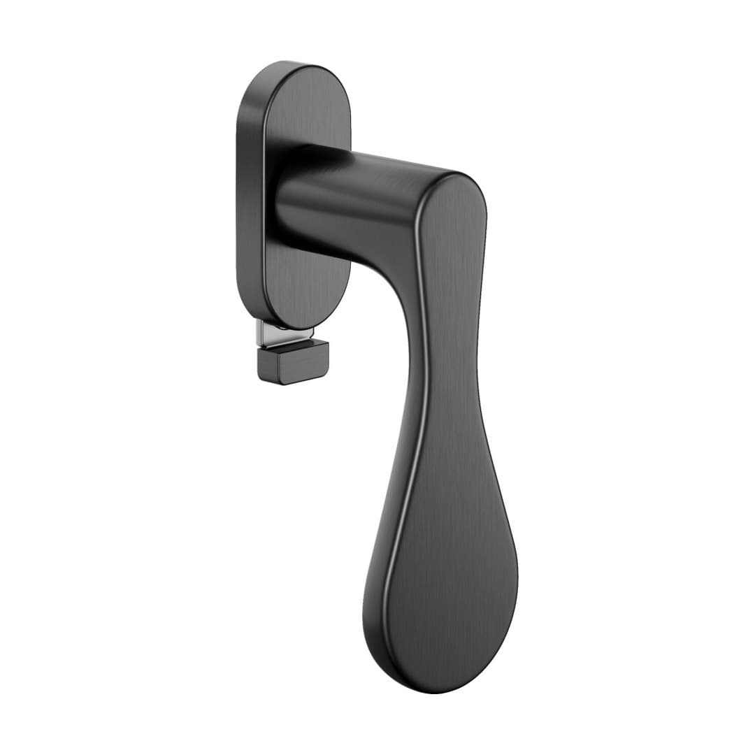 DnD Drop – Πόμολο Παραθύρου – DK VIS TS Ovale – Satin graphite (DP22TS-PGS)