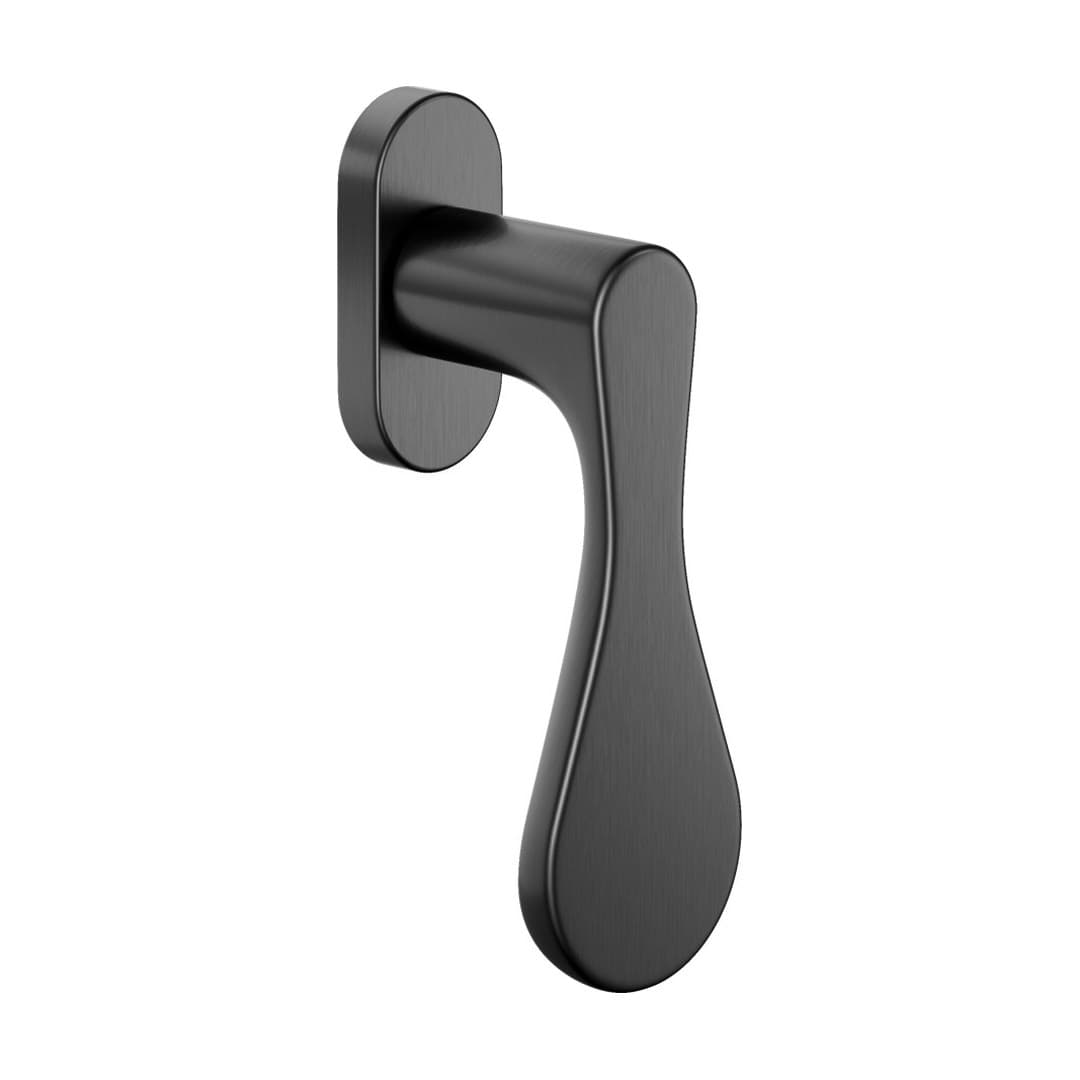 DnD Drop – Πόμολο Παραθύρου – DK VIS Ovale – Satin graphite (DP22V-PGS)