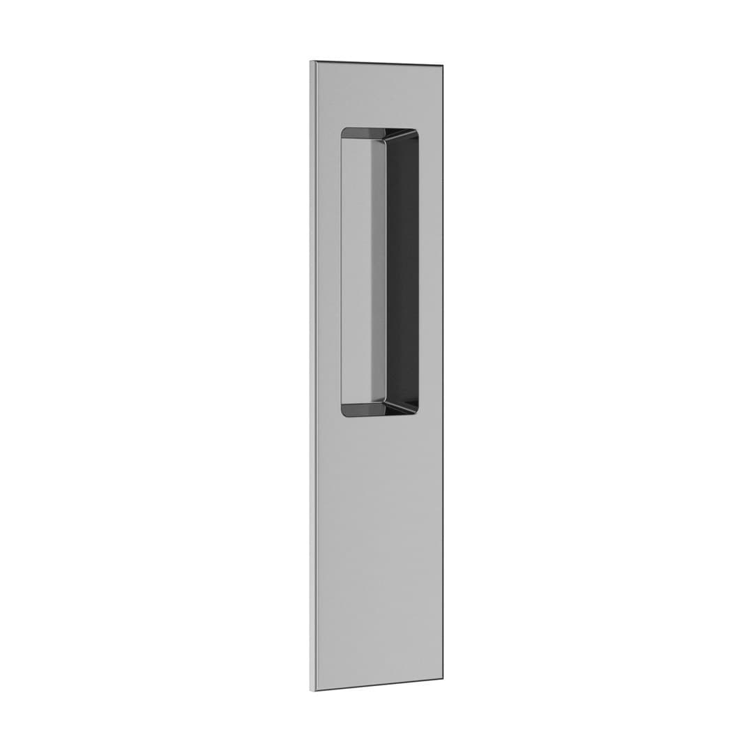 DnD Flush Plates – Λαβή Ανασυρόμενης – Ορθογώνια χούφτα – Polished chrome (ED66-OC)