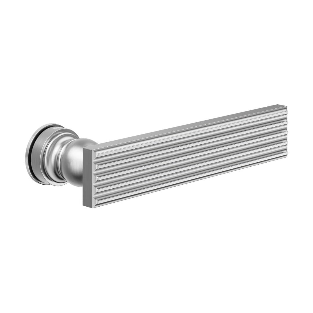 DnD Eleonora – Πόμολο Πόρτας Ροζέτα – Unico Tonda – Satin chrome (EL80-OCS)