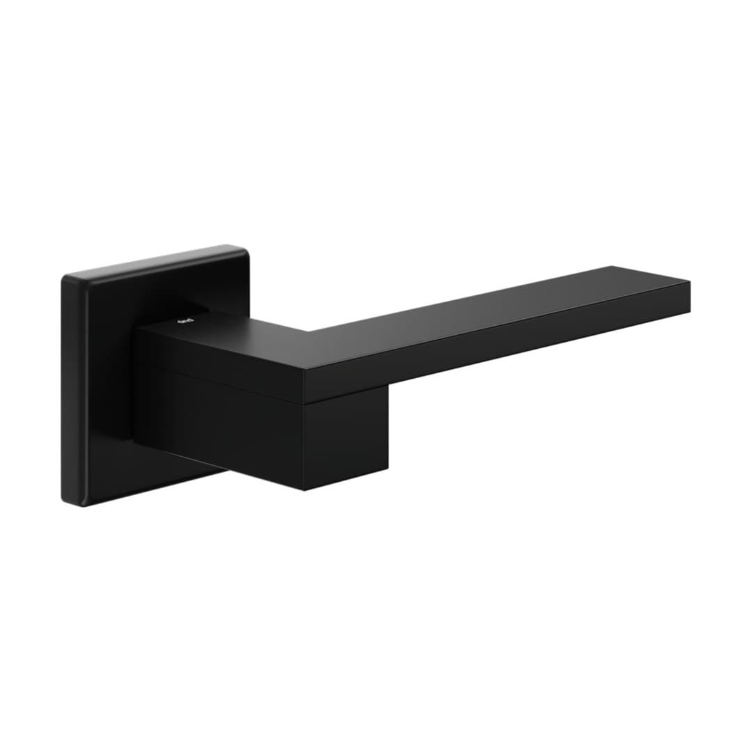 DnD Esa – Πόμολο Πόρτας Ροζέτα – Vis Quadra – Black (ES14-ZNE)