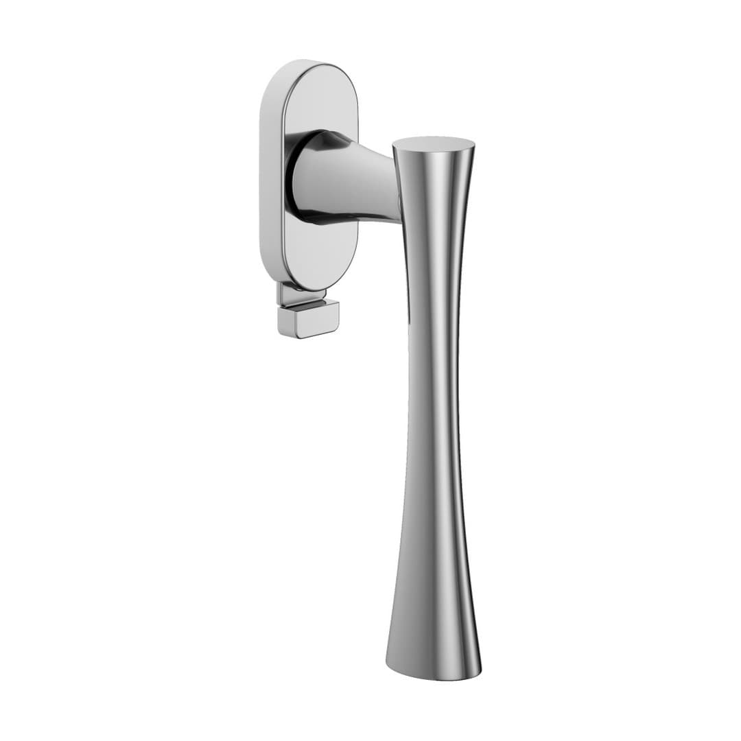 DnD Fluke – Πόμολο Παραθύρου – DK VIS TS Ovale – Polished chrome (FK22TS-OC)