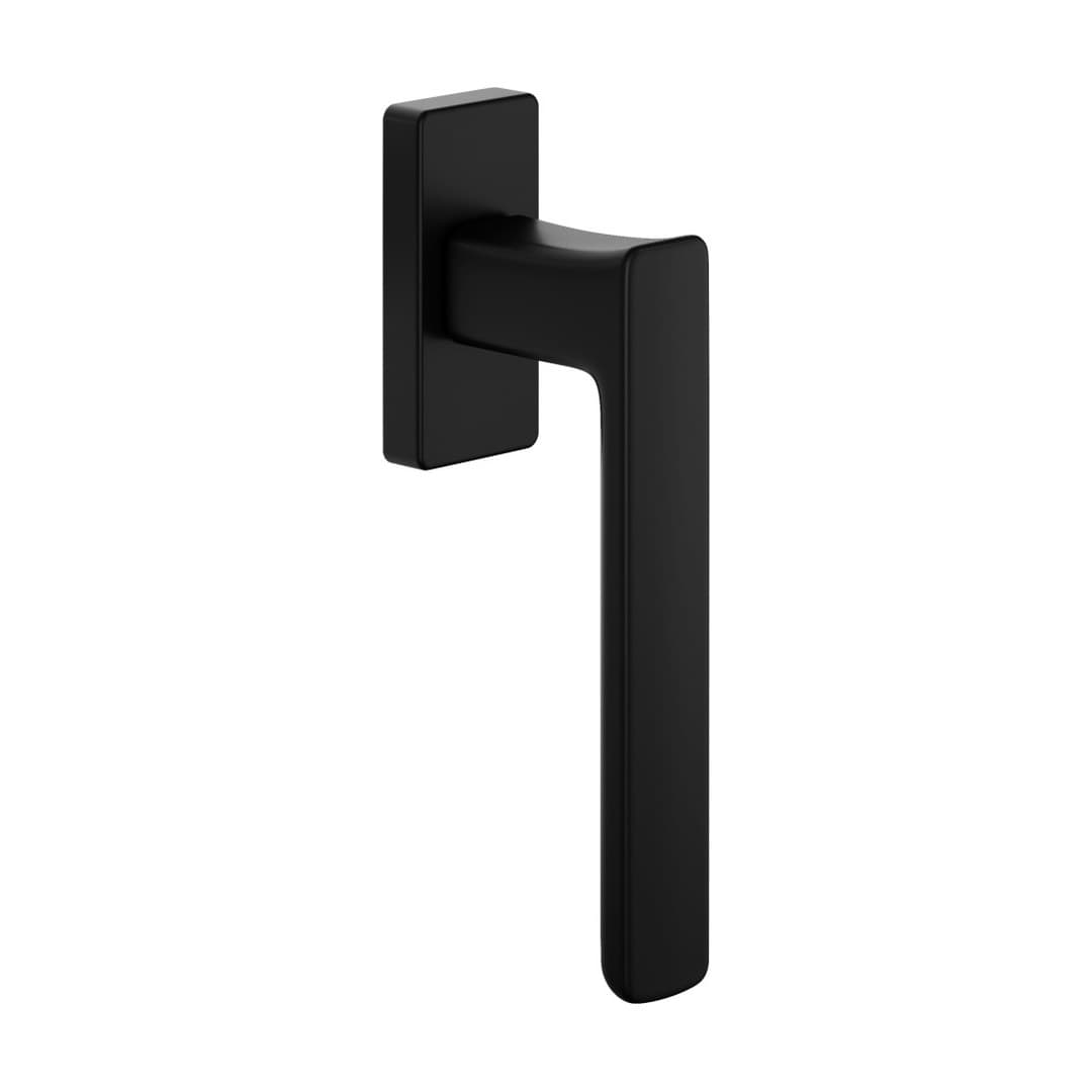 DnD Fold 02 – Πόμολο Παραθύρου – DK VIS Rettangolare – Black (FO25V-ZNE)