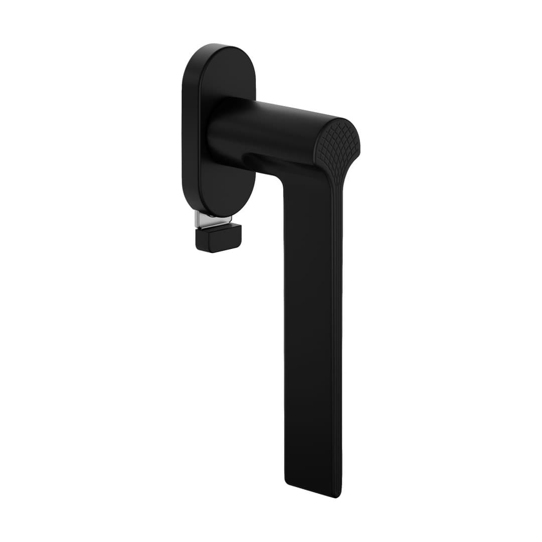 DnD Ginkgo Biloba – Πόμολο Παραθύρου – DK VIS TS Ovale – Black (GB22TS-ONO)
