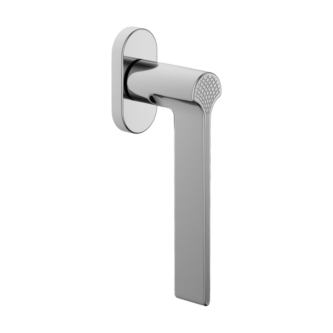 DnD Ginkgo Biloba – Πόμολο Παραθύρου – DK VIS Ovale – Polished chrome (GB22V-OC)