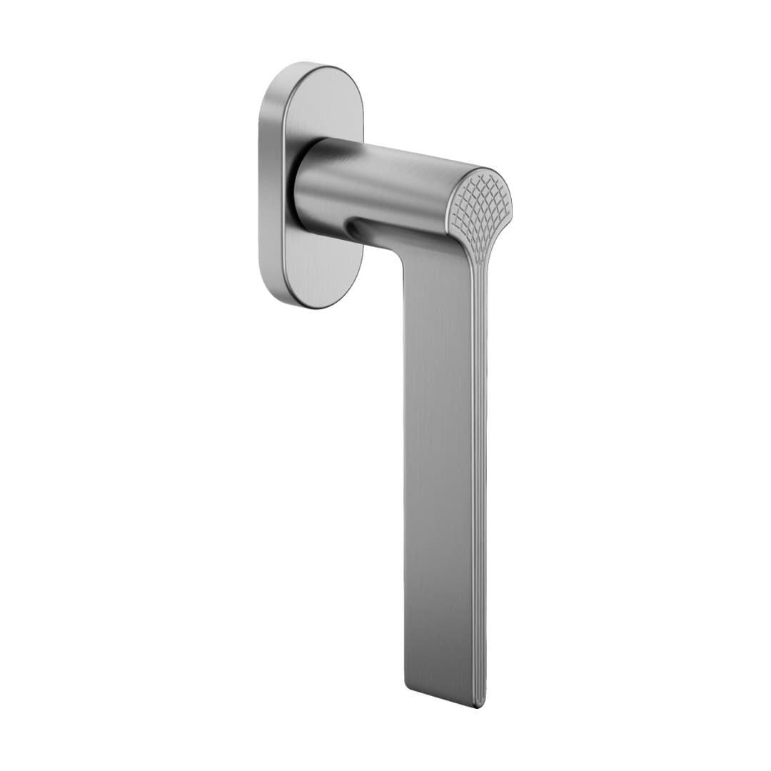DnD Ginkgo Biloba – Πόμολο Παραθύρου – DK VIS Ovale – Satin chrome (GB22V-OCS)