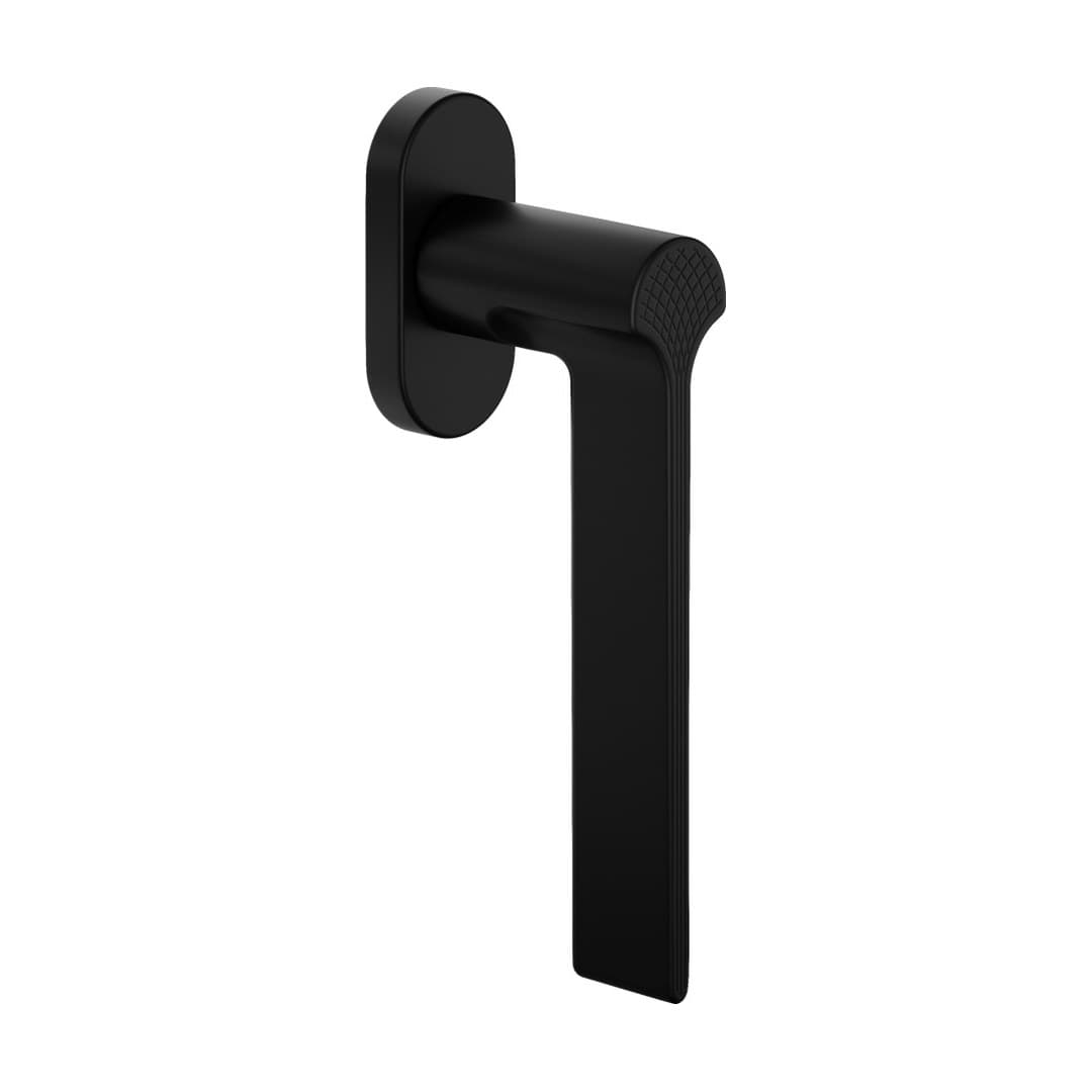 DnD Ginkgo Biloba – Πόμολο Παραθύρου – DK VIS Ovale – Black (GB22V-ONO)
