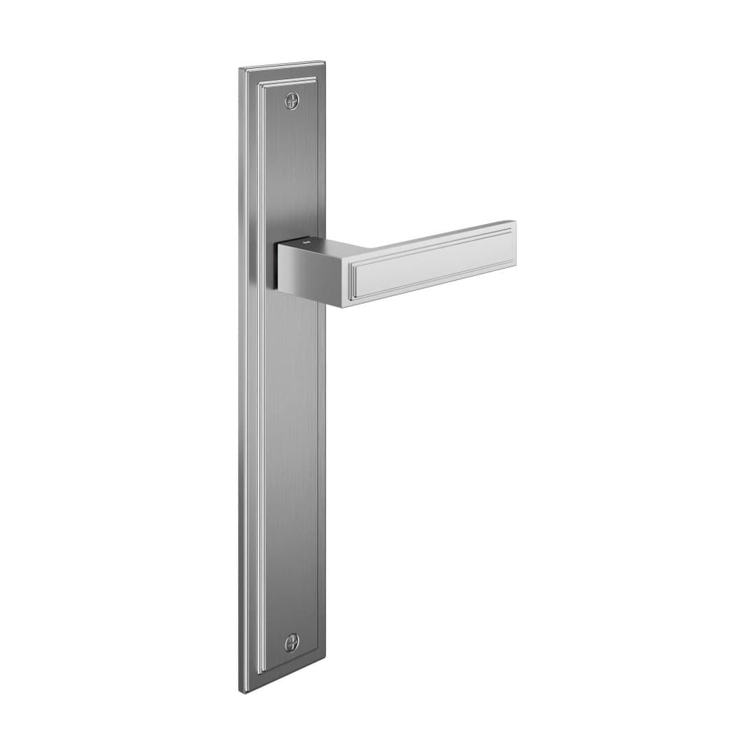 DnD Ginevra – Πόμολο Πόρτας Πλάκα – Placca Lucrezia – Satin chrome (GI10-OCS)