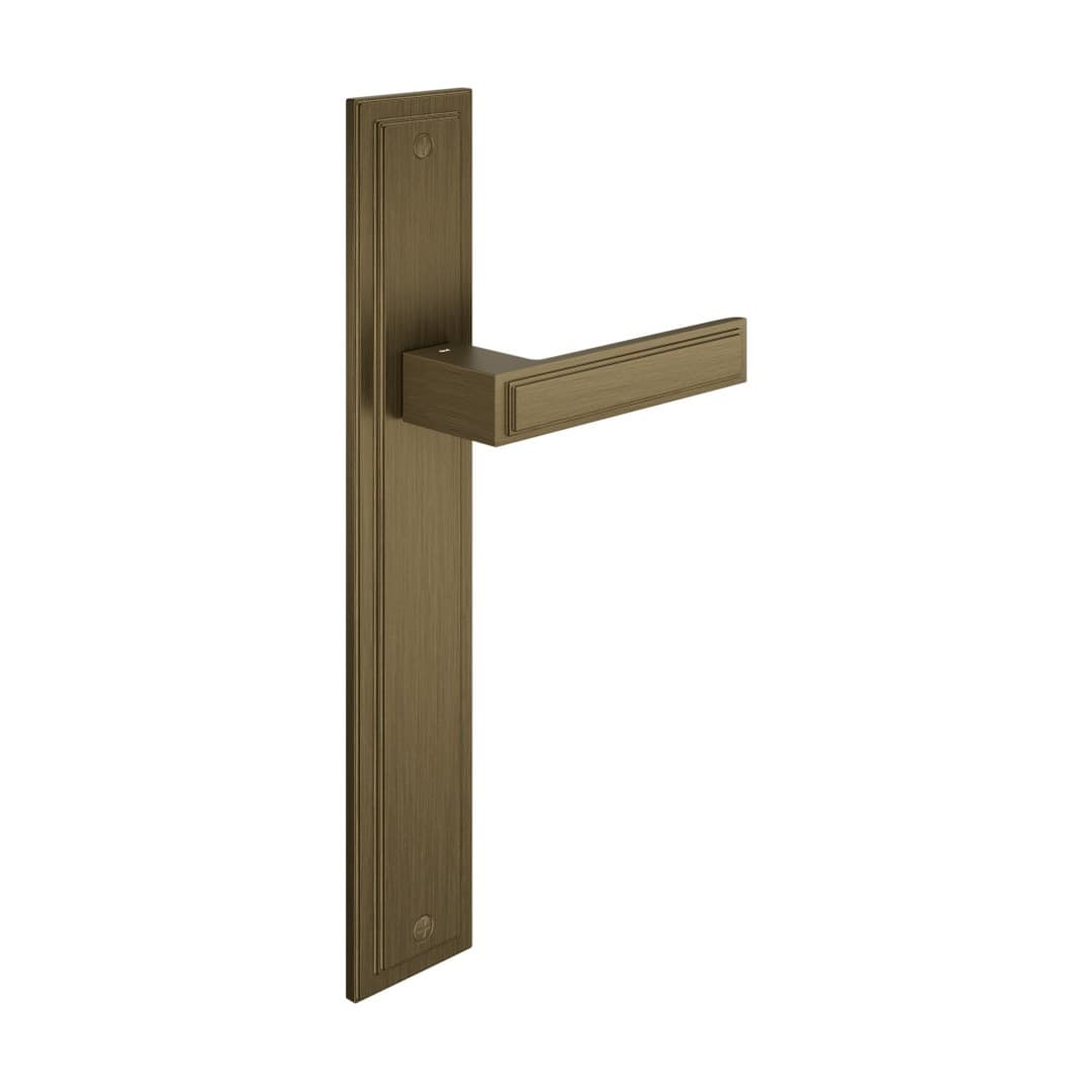DnD Ginevra – Πόμολο Πόρτας Πλάκα – Placca Lucrezia – Matt satin bronze (GI10-OGH)