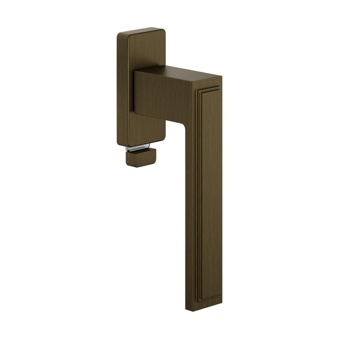 DnD Ginevra – Πόμολο Παραθύρου – DK VIS TS Rettangolare – Matt satin bronze (GI25TS-OGH)