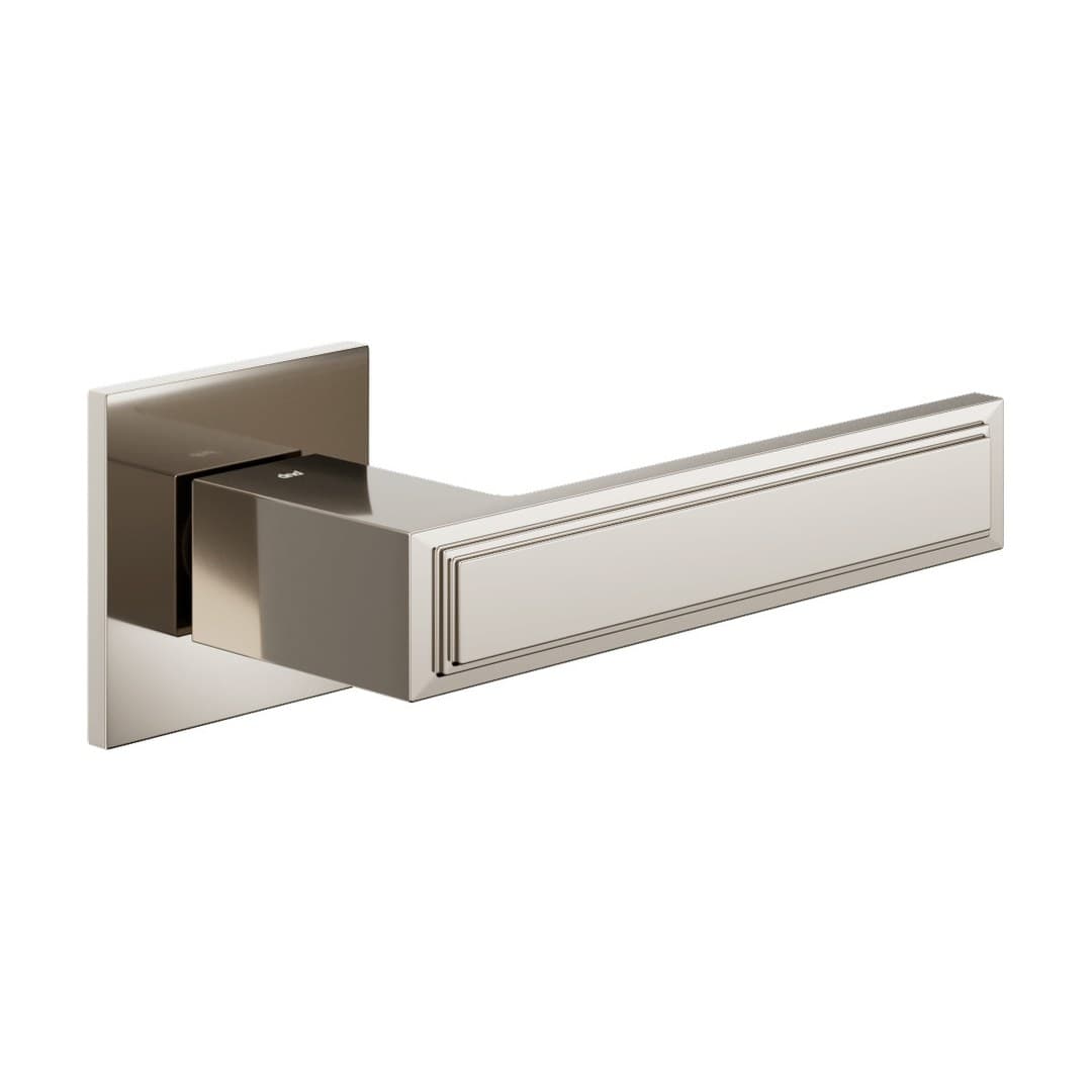 DnD Ginevra – Πόμολο Πόρτας Ροζέτα – Fine Quadra – Bright nickel (GI41-PVN)
