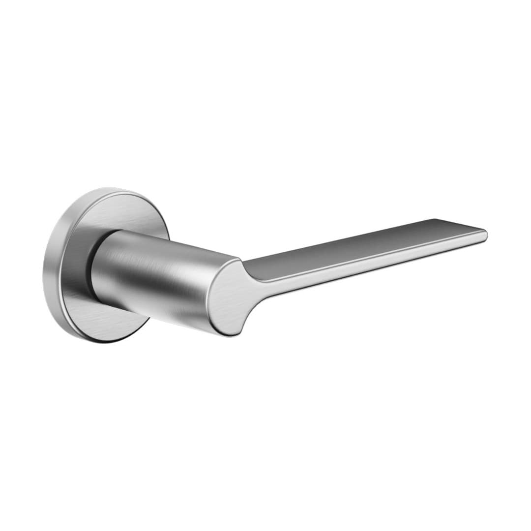 DnD Ginkgo – Πόμολο Πόρτας Ροζέτα – Vis Tonda – Satin chrome (GK12-OCS)