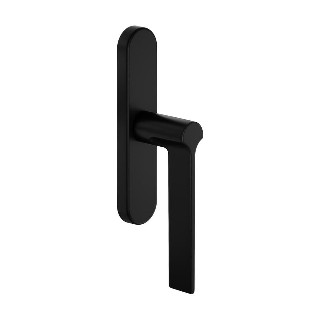 DnD Ginkgo – Πόμολο Παραθύρου – Cremonese su placca ovale – Black (GK20C-ONO)