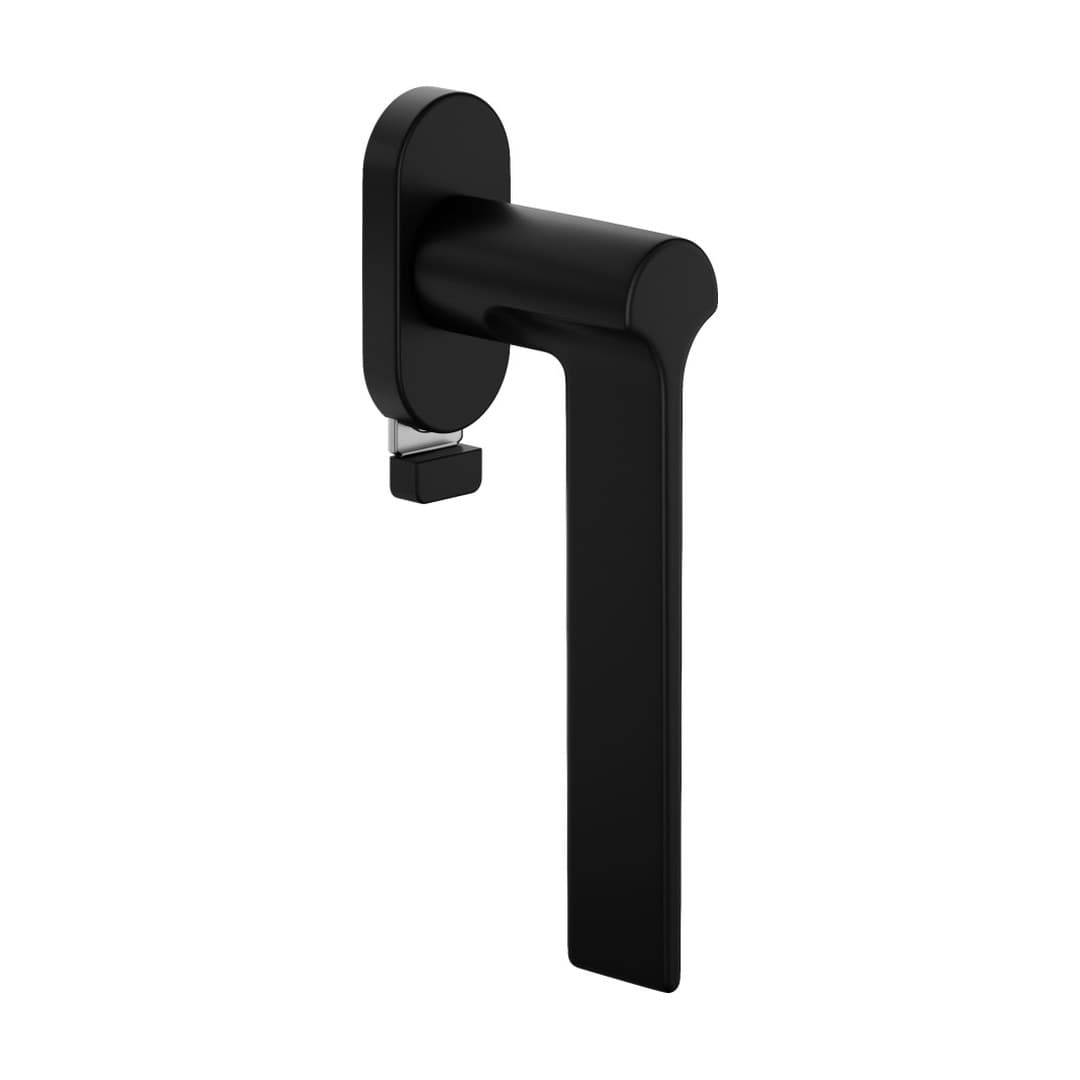 DnD Ginkgo – Πόμολο Παραθύρου – DK VIS TS Ovale – Black (GK22TS-ONO)