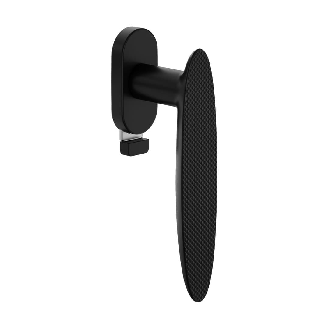 DnD Ellipse Brilliant – Πόμολο Παραθύρου – DK VIS TS Ovale – Black (IB22TS-ONO)