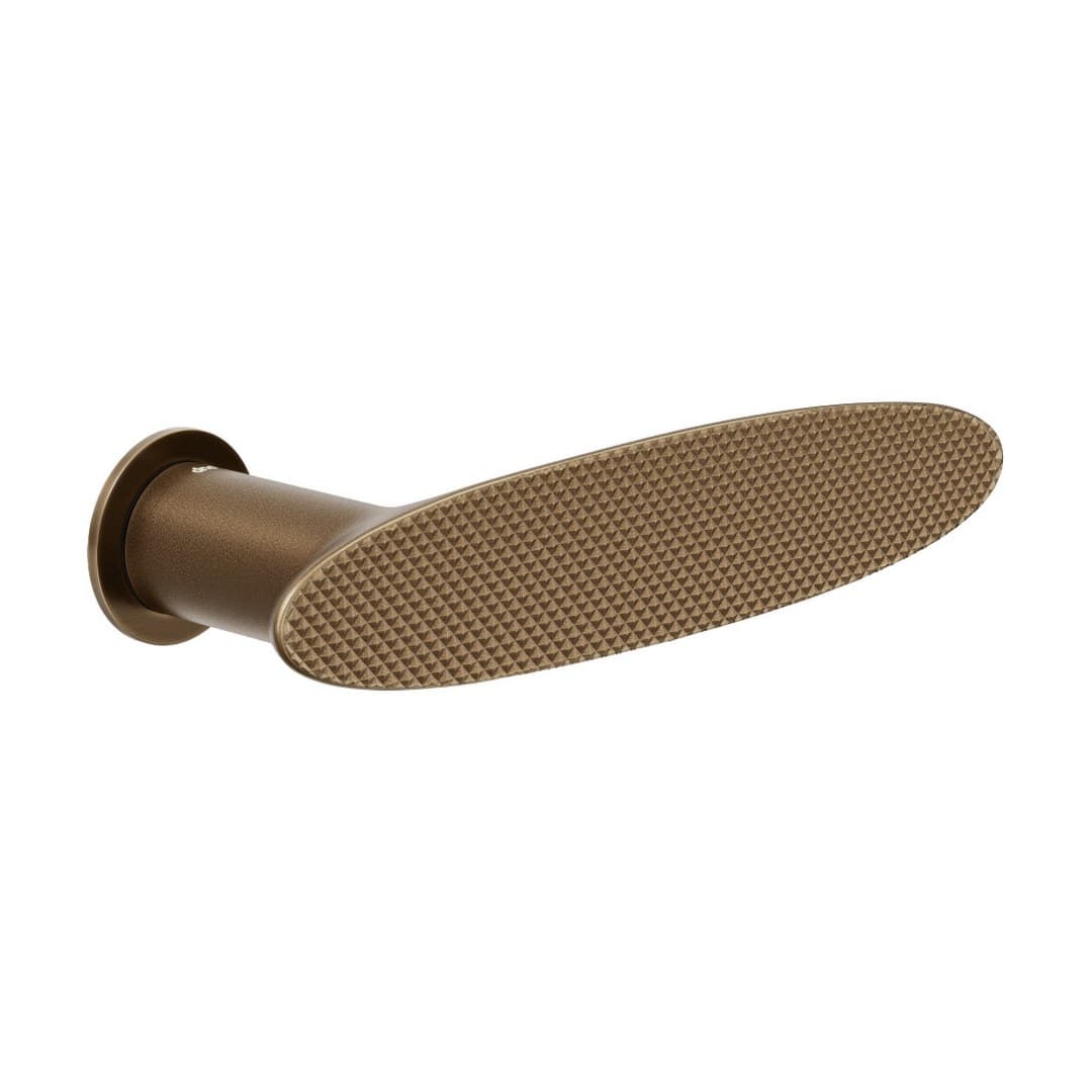 DnD Ellipse Brilliant – Πόμολο Πόρτας Ροζέτα – Unico Tonda – Matt sandblasted bronze (IB80-BSO)