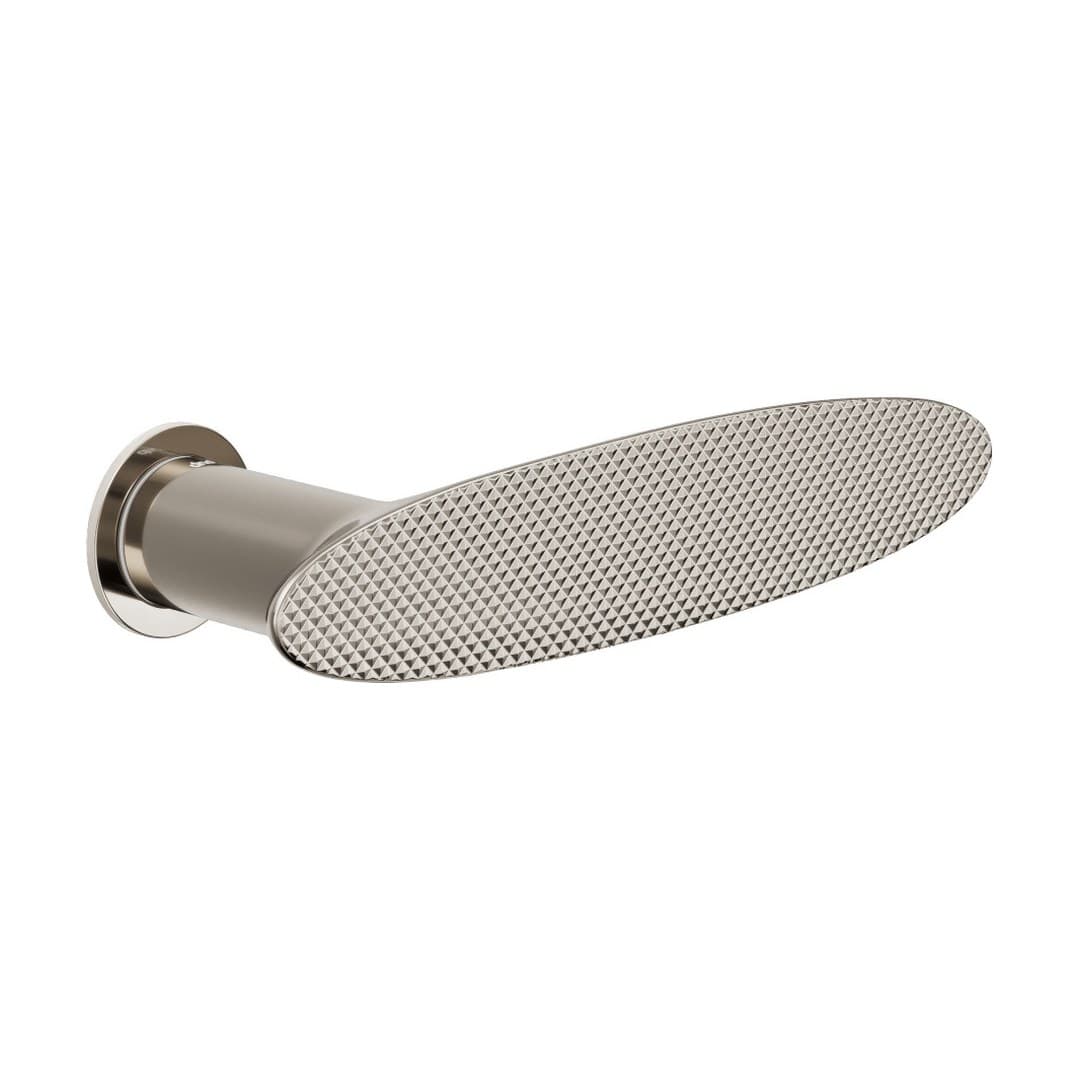 DnD Ellipse Brilliant – Πόμολο Πόρτας Ροζέτα – Unico Tonda – Bright nickel (IB80-PVN)