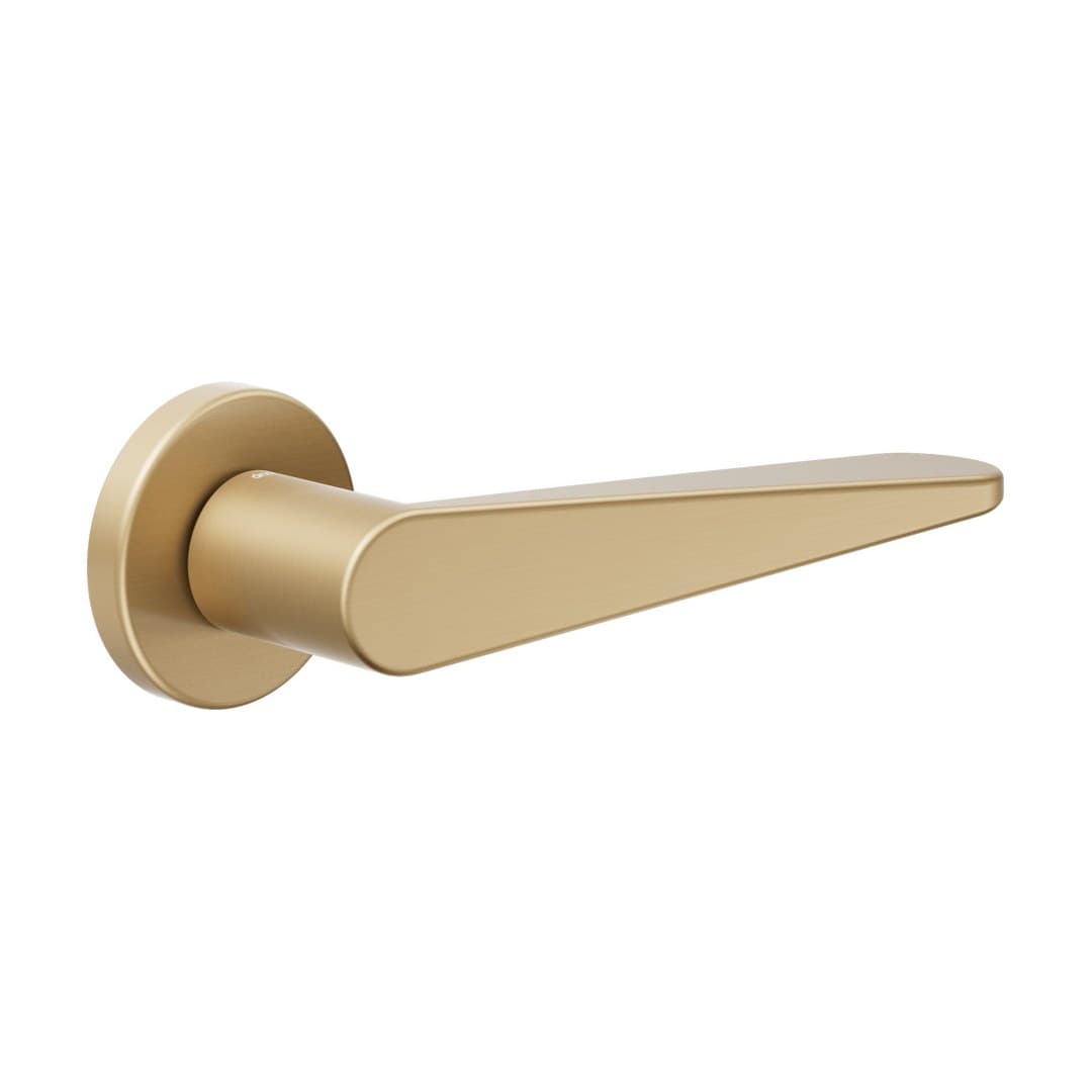 DnD Iki – Πόμολο Πόρτας Ροζέτα – Vis Tonda – Satin gold (IK12-ZRO)