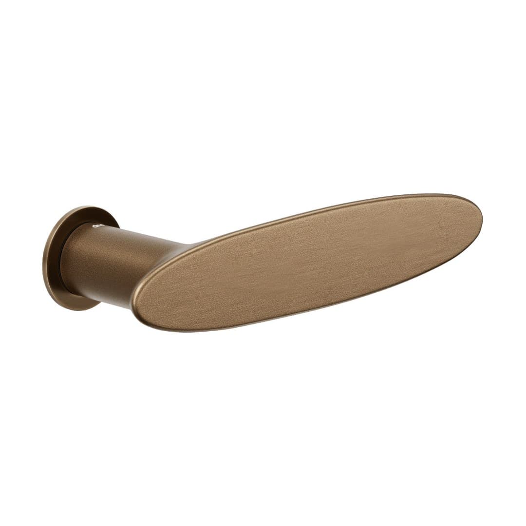 DnD Ellipse – Πόμολο Πόρτας Ροζέτα – Unico Tonda – Matt sandblasted bronze (IP80-BSO)