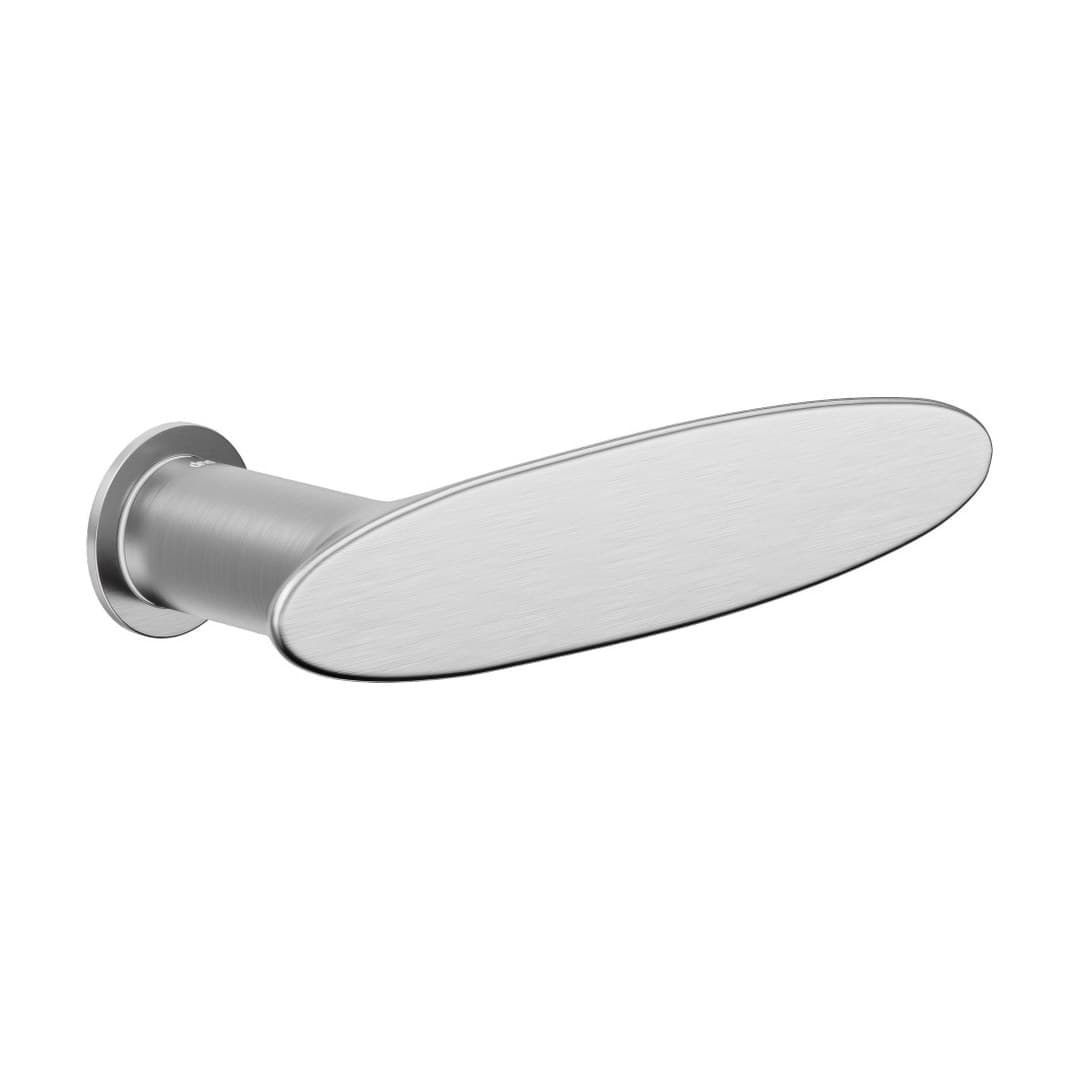 DnD Ellipse – Πόμολο Πόρτας Ροζέτα – Unico Tonda – Satin chrome (IP80-OCS)