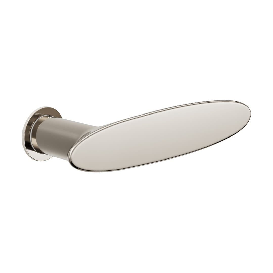 DnD Ellipse – Πόμολο Πόρτας Ροζέτα – Unico Tonda – Bright nickel (IP80-PVN)
