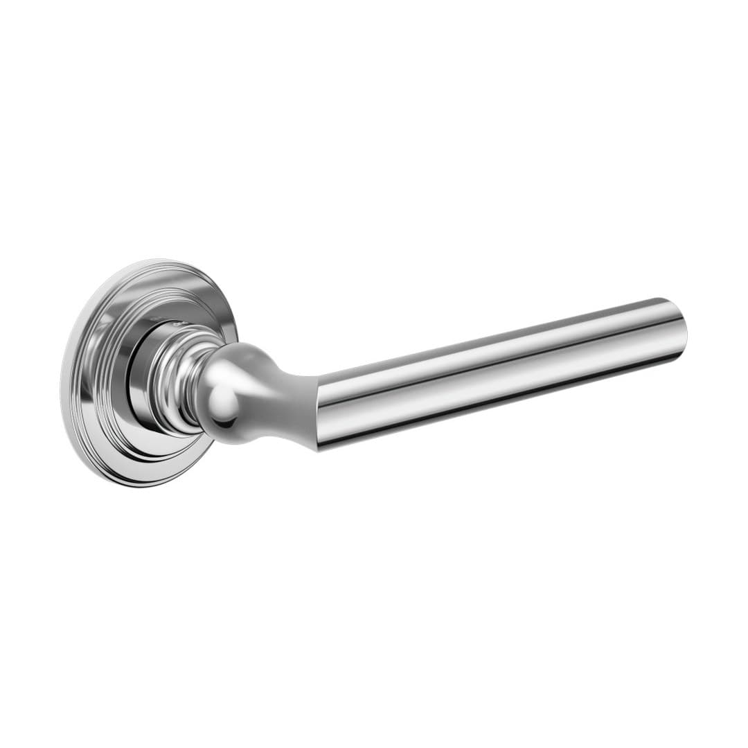 DnD Isabella – Πόμολο Πόρτας Ροζέτα – Lucrezia – Polished chrome (IS13-OC)