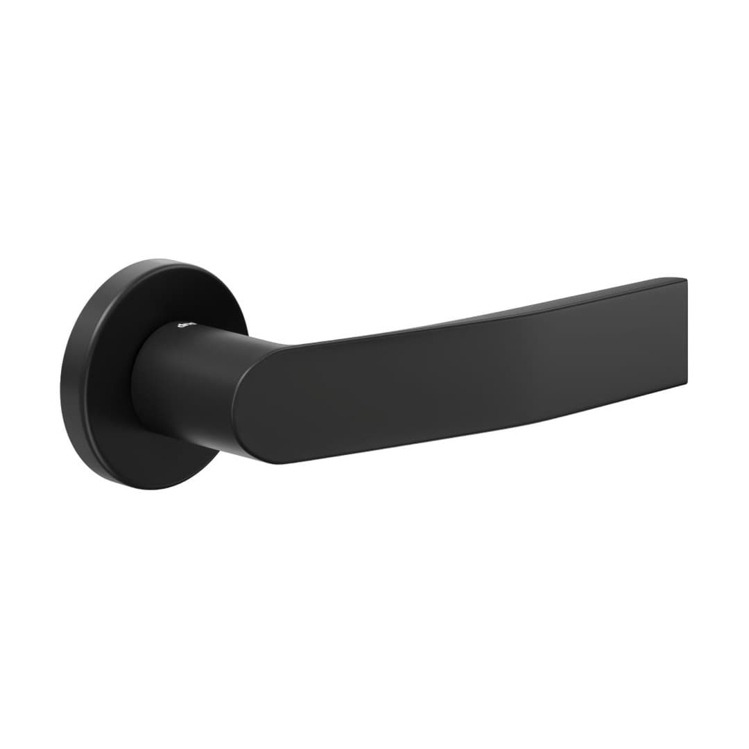 DnD Kind Of – Πόμολο Πόρτας Ροζέτα – Vis Tonda – Black (KN12-ZNE)