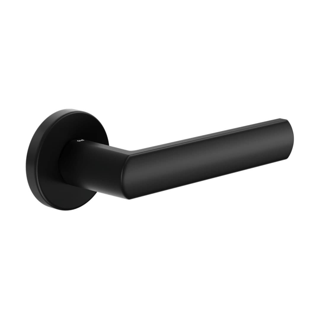 DnD Luce – Πόμολο Πόρτας Ροζέτα – Vis Tonda – Black (LC12-ZNE)