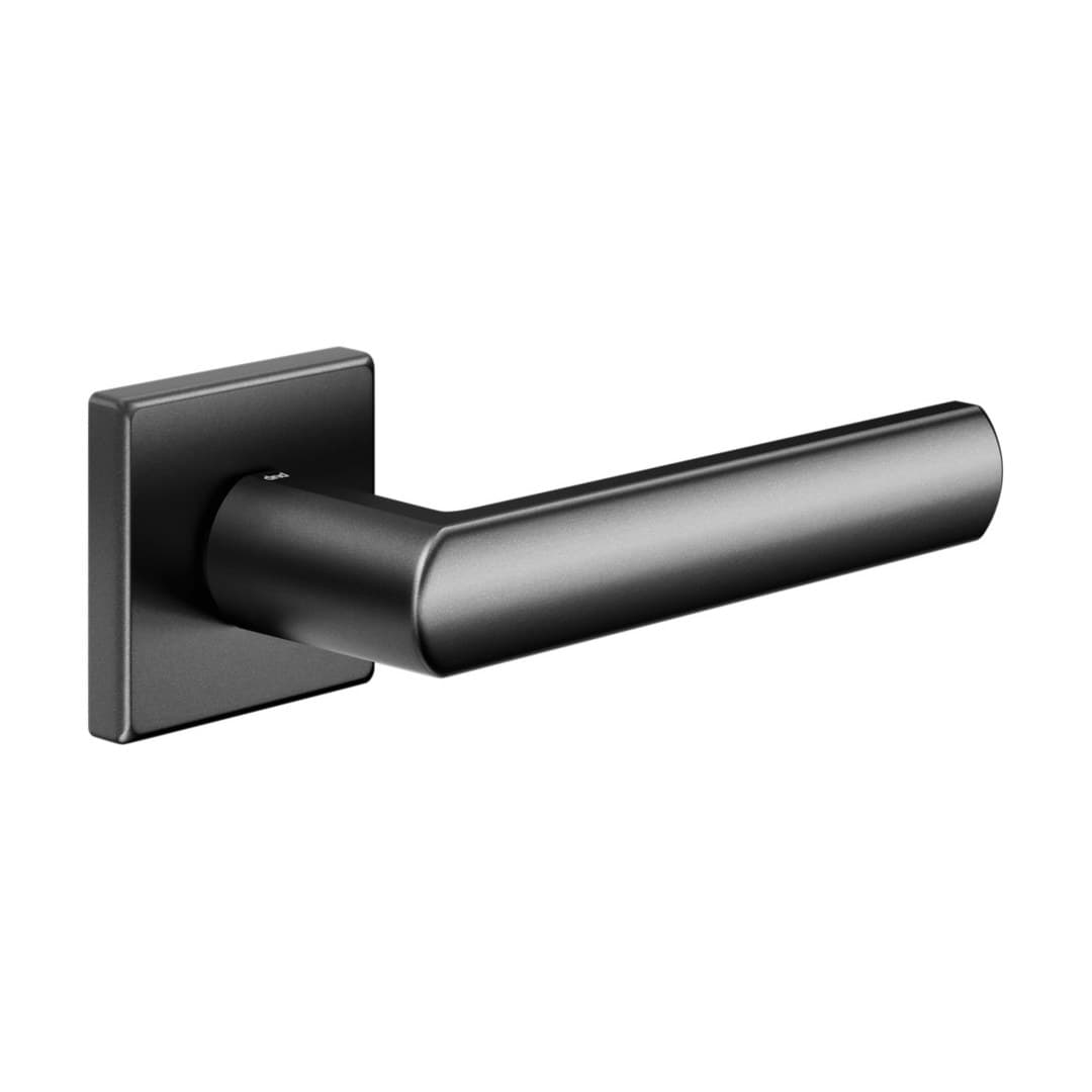 DnD Luce 02 – Πόμολο Πόρτας Ροζέτα – Vis Quadra – Anthracite (LC14-ZAN)