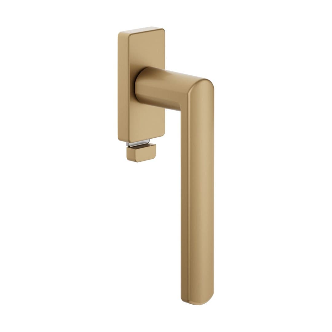 DnD Luce 02 – Πόμολο Παραθύρου – DK VIS TS Rettangolare – Satin gold (LC31TS-ZRO)