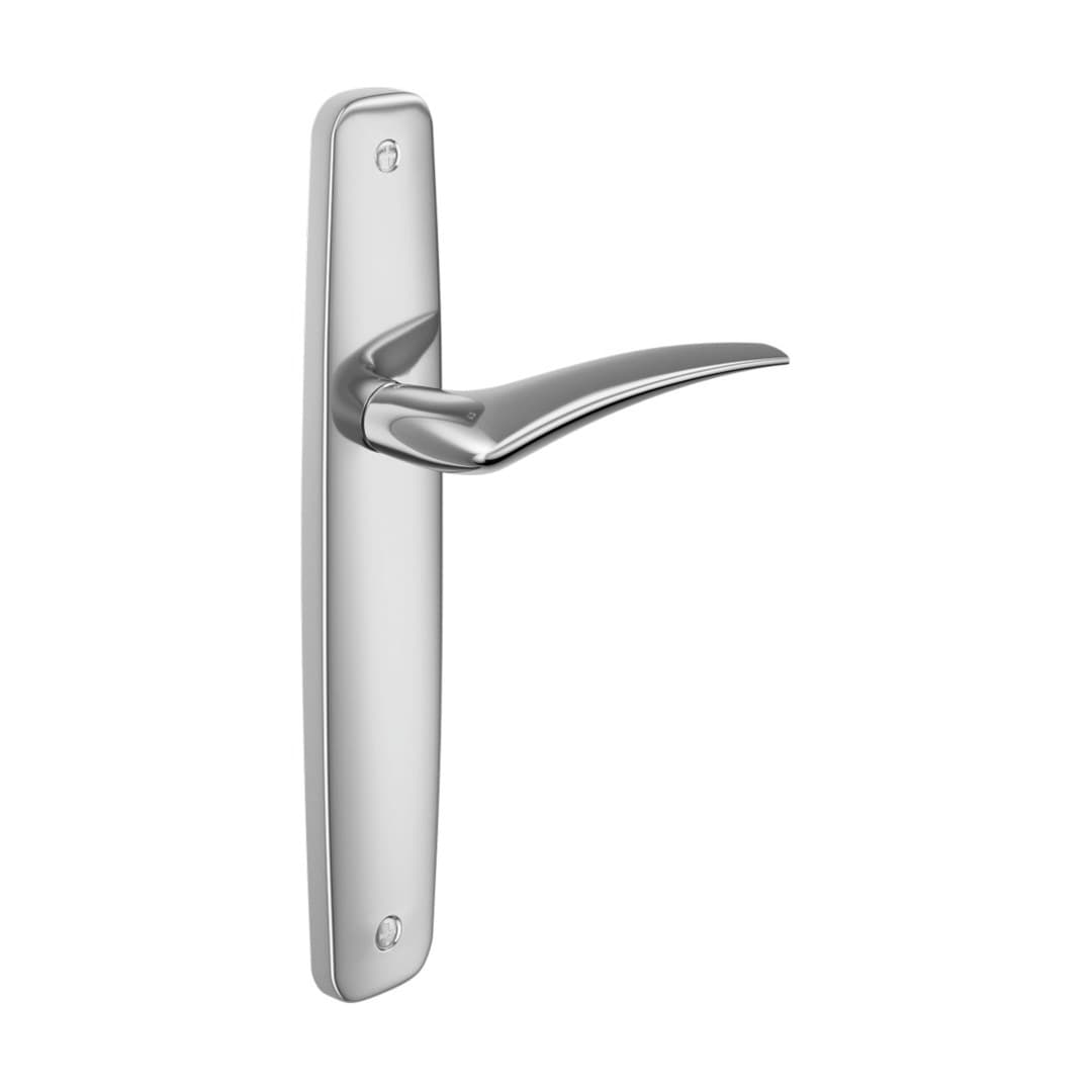 DnD Linear – Πόμολο Πόρτας Πλάκα – Placca Dnd – Polished chrome (LI10-OC)