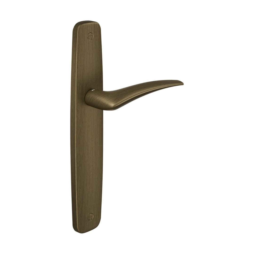 DnD Linear – Πόμολο Πόρτας Πλάκα – Placca Dnd – Matt satin bronze (LI10-OGH)