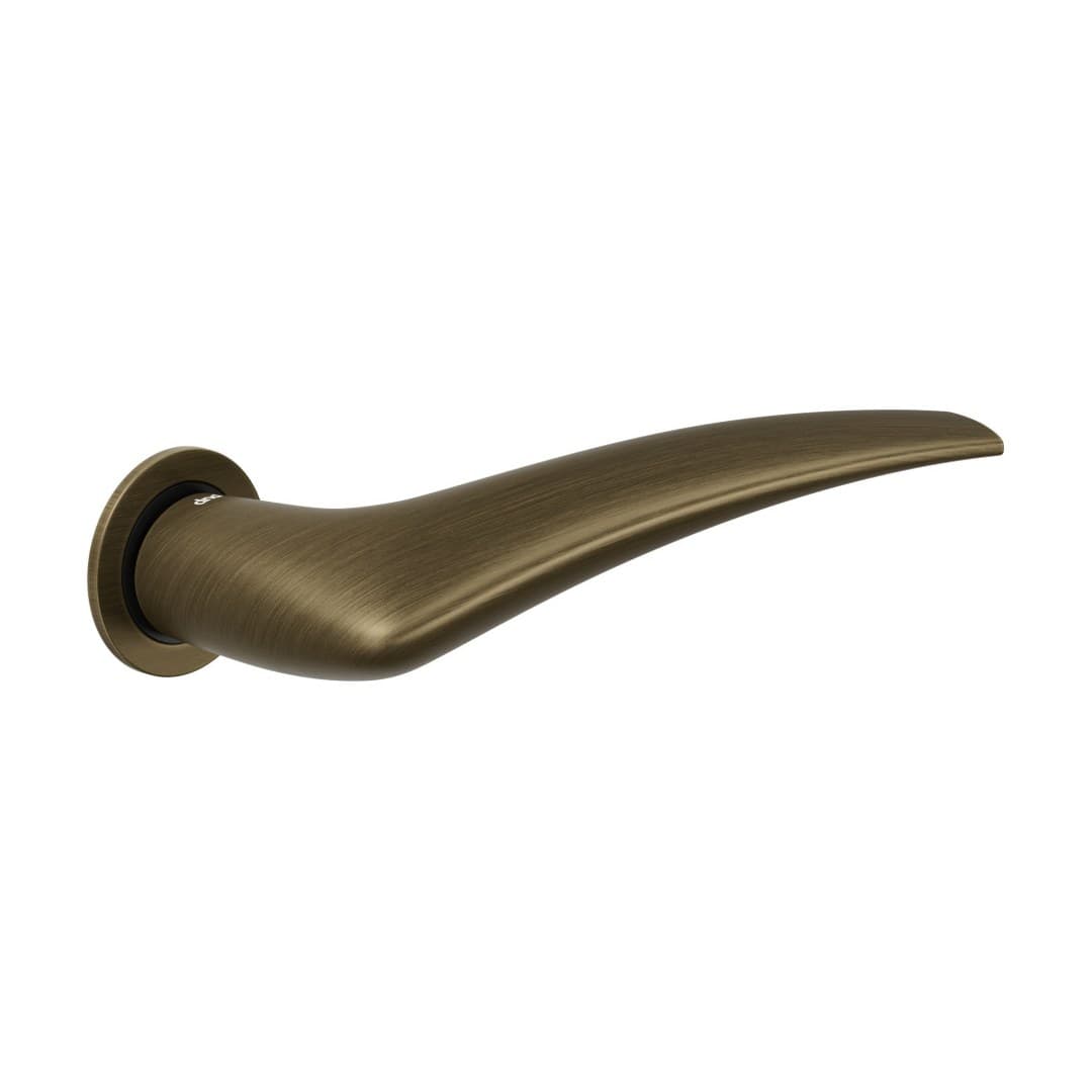 DnD Linear – Πόμολο Πόρτας Ροζέτα – Unico Tonda – Matt satin bronze (LI80-OGH)