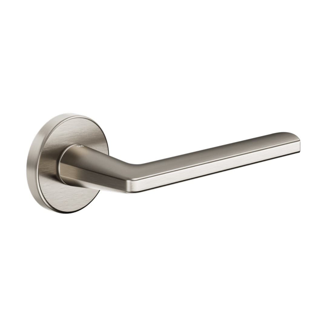 DnD Luce P – Πόμολο Πόρτας Ροζέτα – Vis Tonda – Satin nickel (LP12-ZNS)