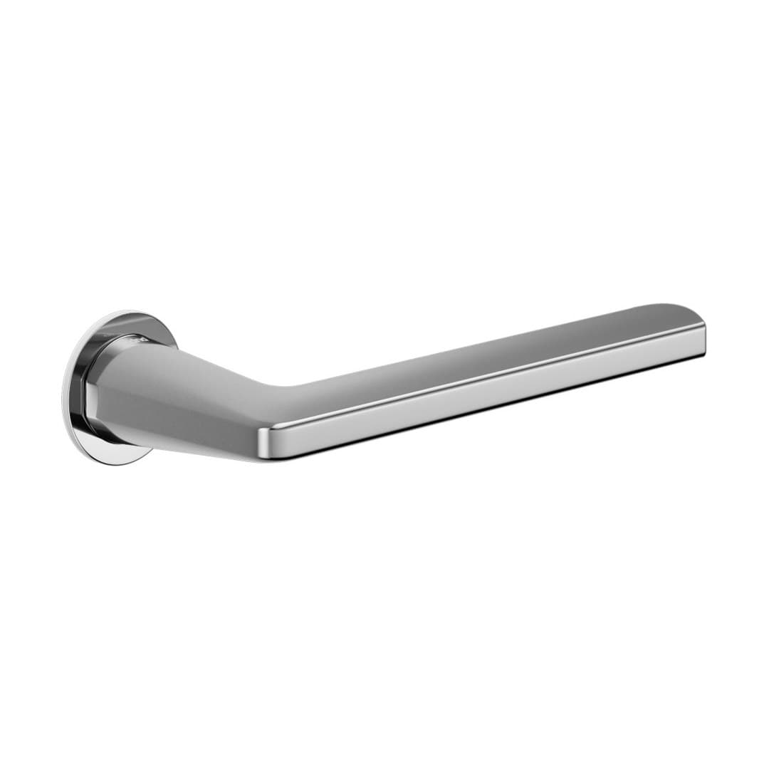 DnD Luce P – Πόμολο Πόρτας Ροζέτα – Unico Tonda – Polished chrome (LP80-ZC)