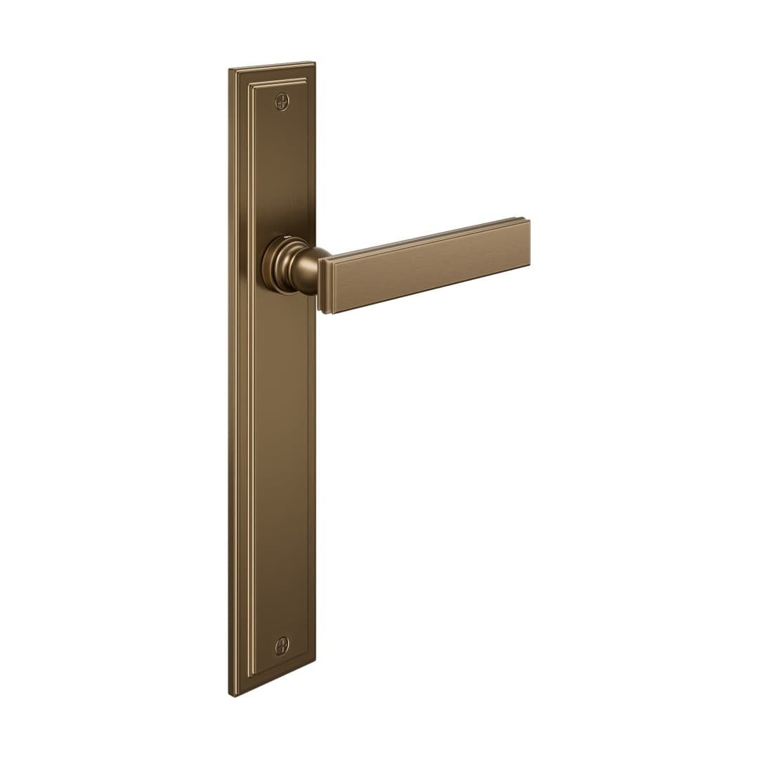 DnD Lucrezia – Πόμολο Πόρτας Πλάκα – Placca Lucrezia – Matt sandblasted bronze (LT10-BSO)